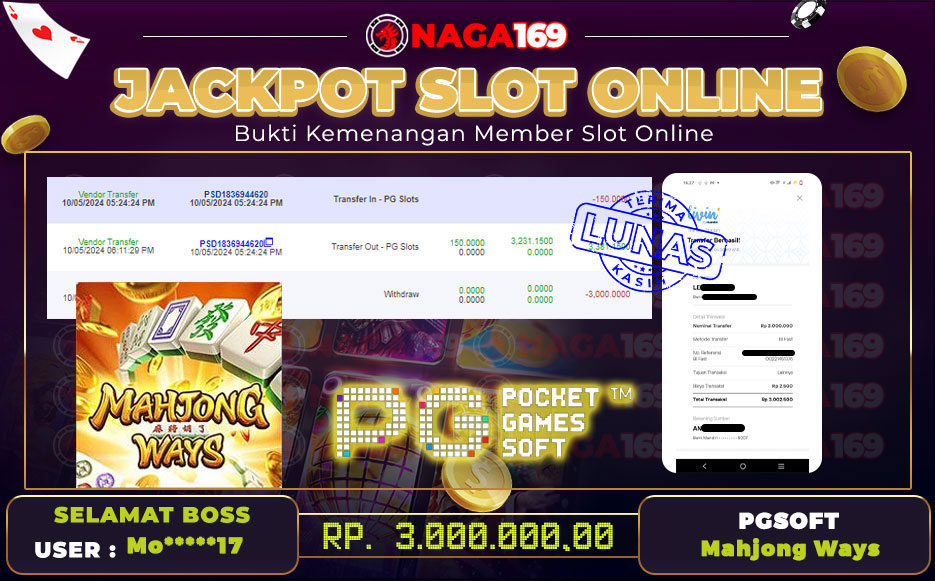 Jackpot Mahjong Ways IDR3000000,- SUKSES