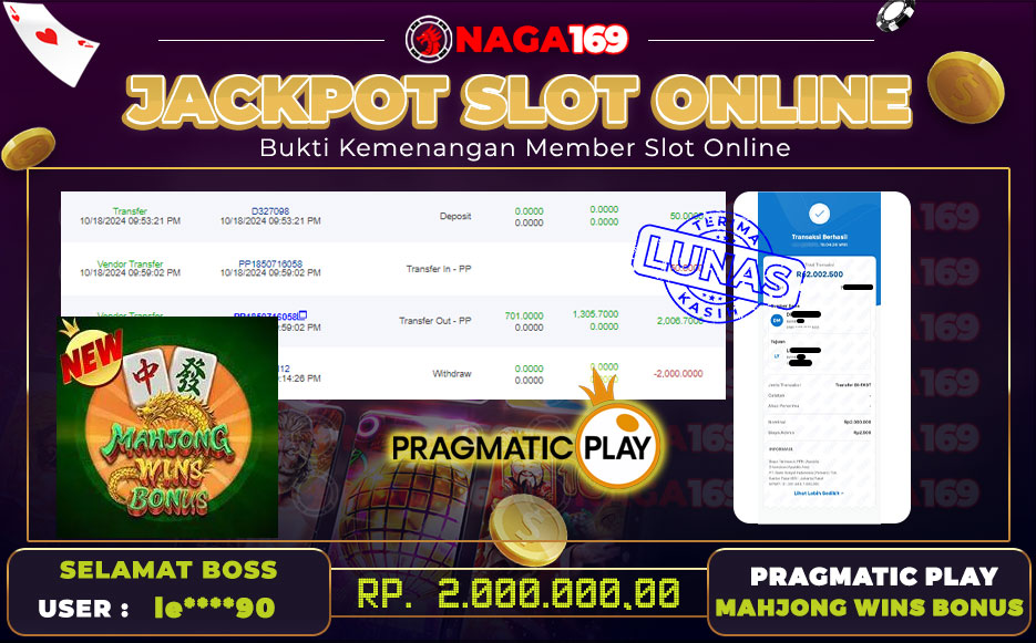 MAHJONG WINS BONUS