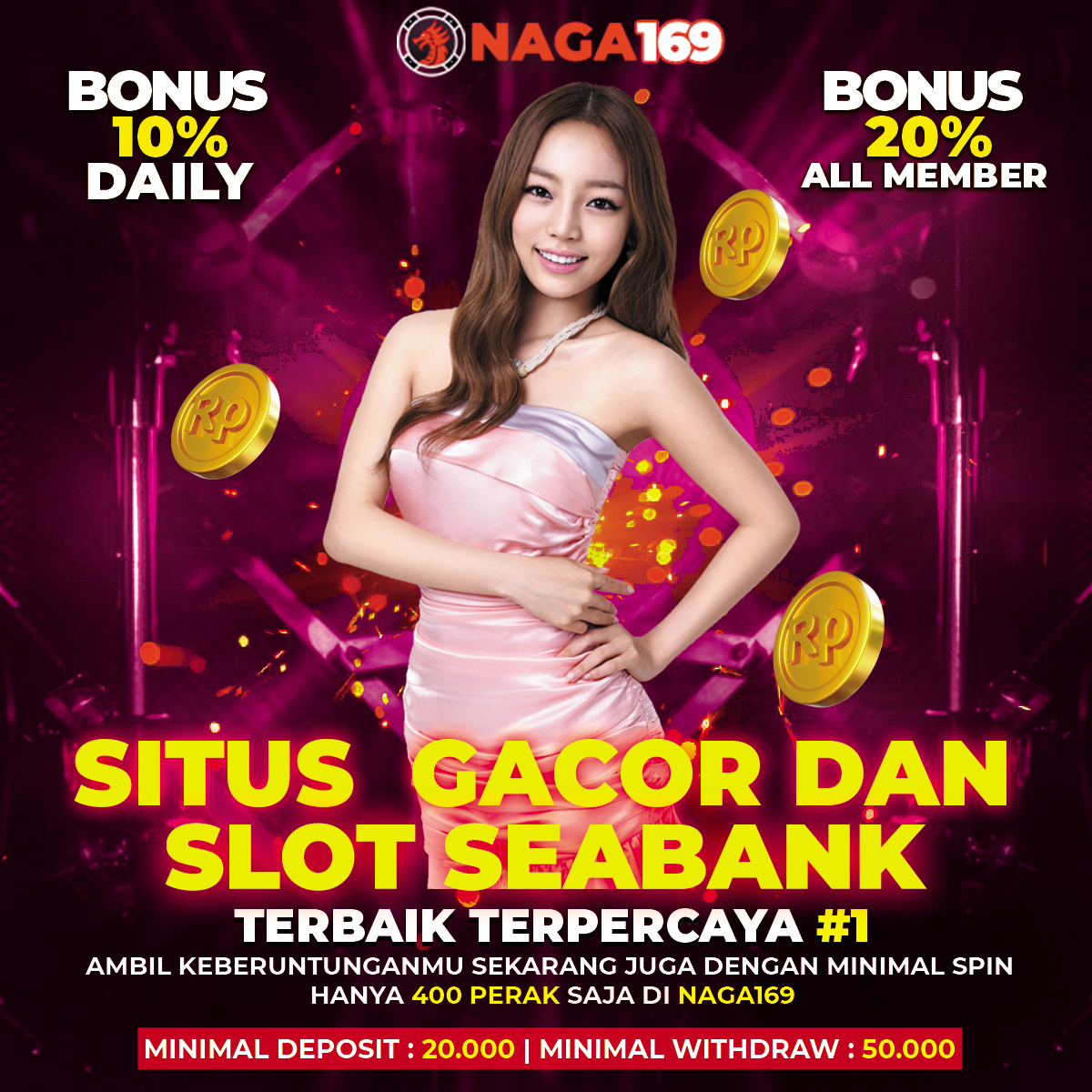 NAGA169 🏆 Slot Seabank Deposit Kilat, Main Tanpa Ribet!