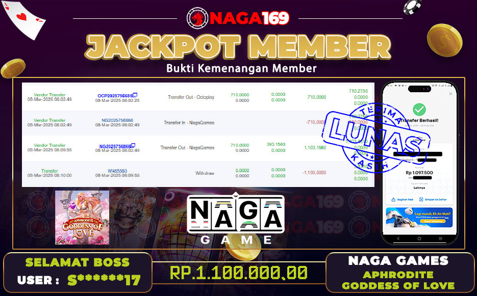 NAGA GAMES - Aphrodite Goddess of Love