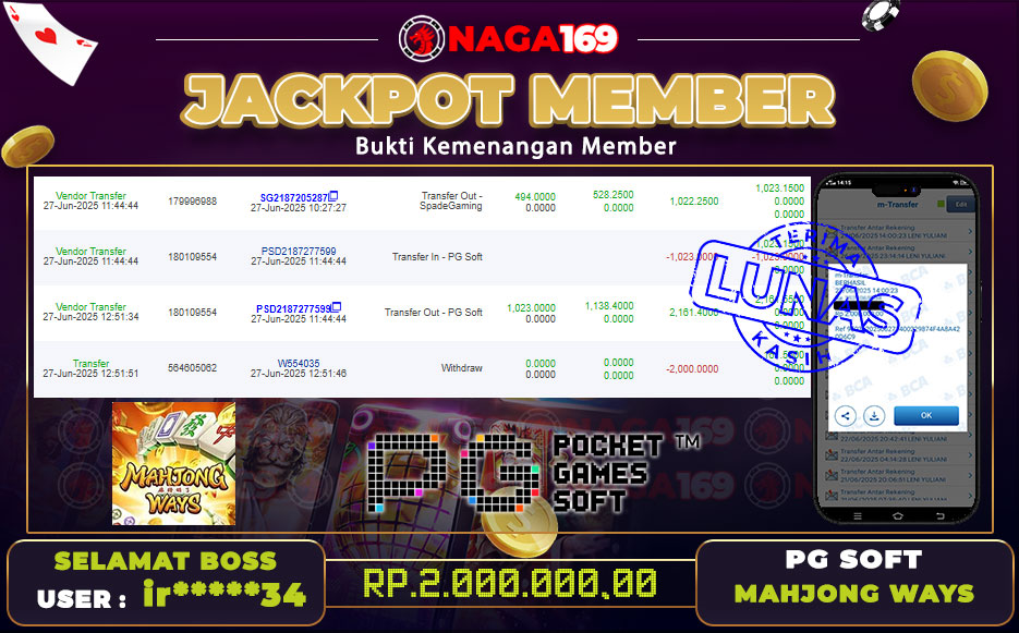 PG SOFT - MAHJONG WAYS